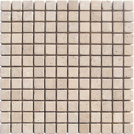 IvoryTravertine1x1Mosaic