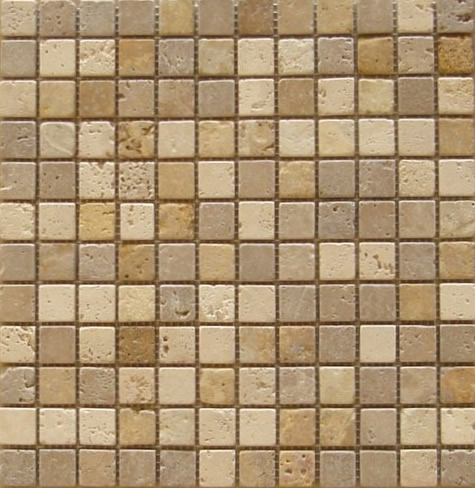 Travertine1x1MosaicMix